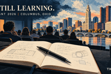Illustration: ASNT 2026, notebook and Columbus